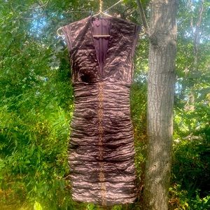 Nicole Miller Metallic Dress